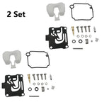 2X Carburetor Rebuild Kit for Yamaha 4-Stroke 40 50 HP (1990–1999) 62Y-W0093-11 62Y-W0093-10