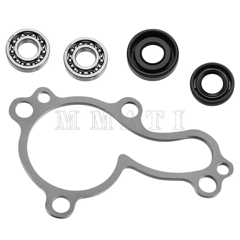 Water Pump Rebuild Kit w/ Bearings, Seals & Gasket for Kawasaki KX450F (2006–2015)