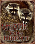 Vintage Replica Tin Metal Sign for Man Cave Cabin (1948)