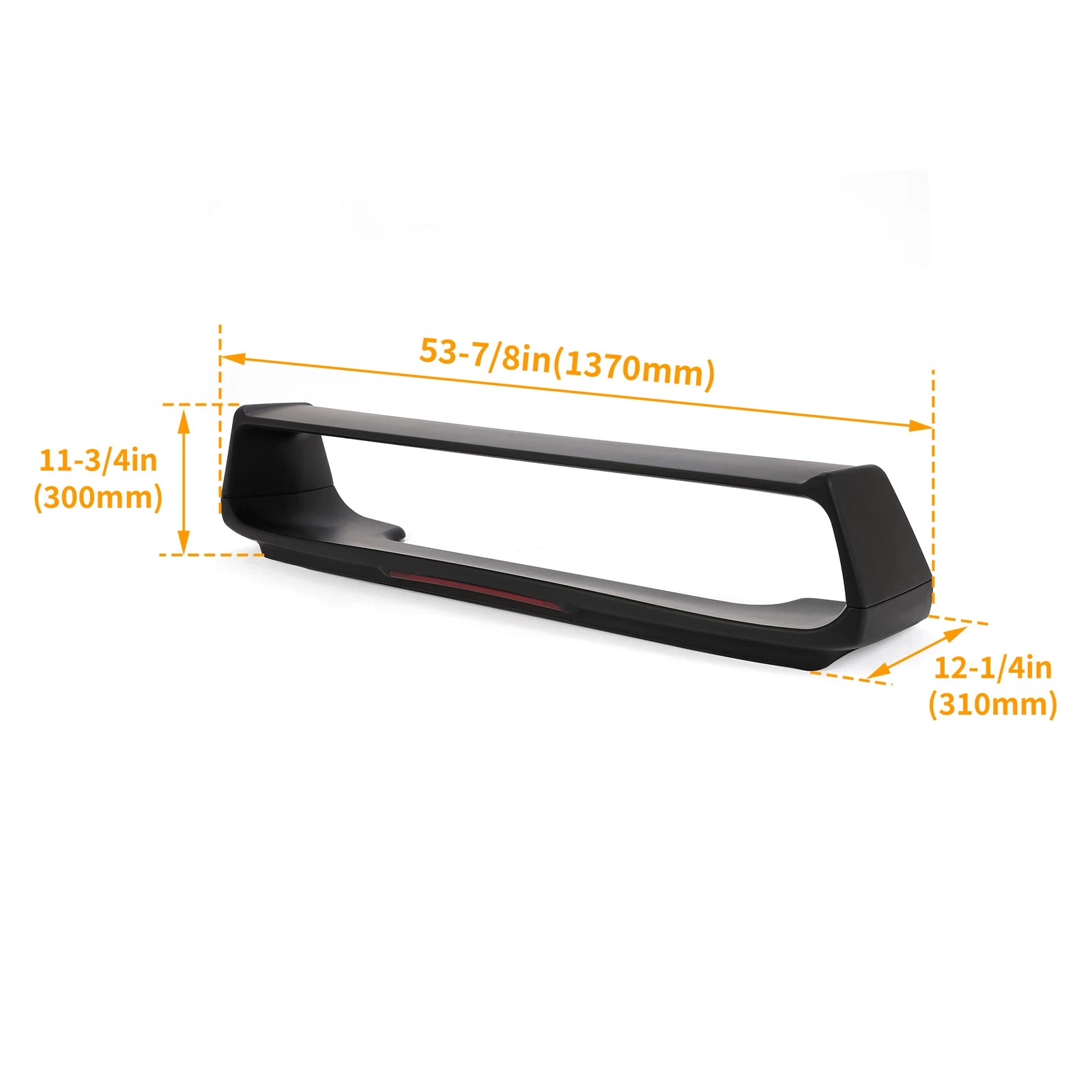 Rear Trunk Spoiler with Brake Light for Subaru Impreza WRX STI (2002–2007)
