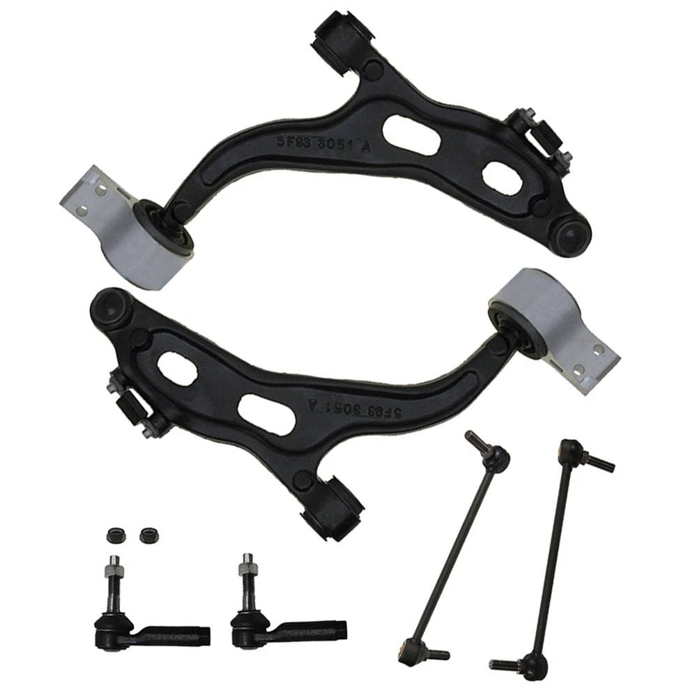 Front Lower Control Arms Sway Bar Link Kit for Ford Taurus Lincoln MKS (2010–2012)
