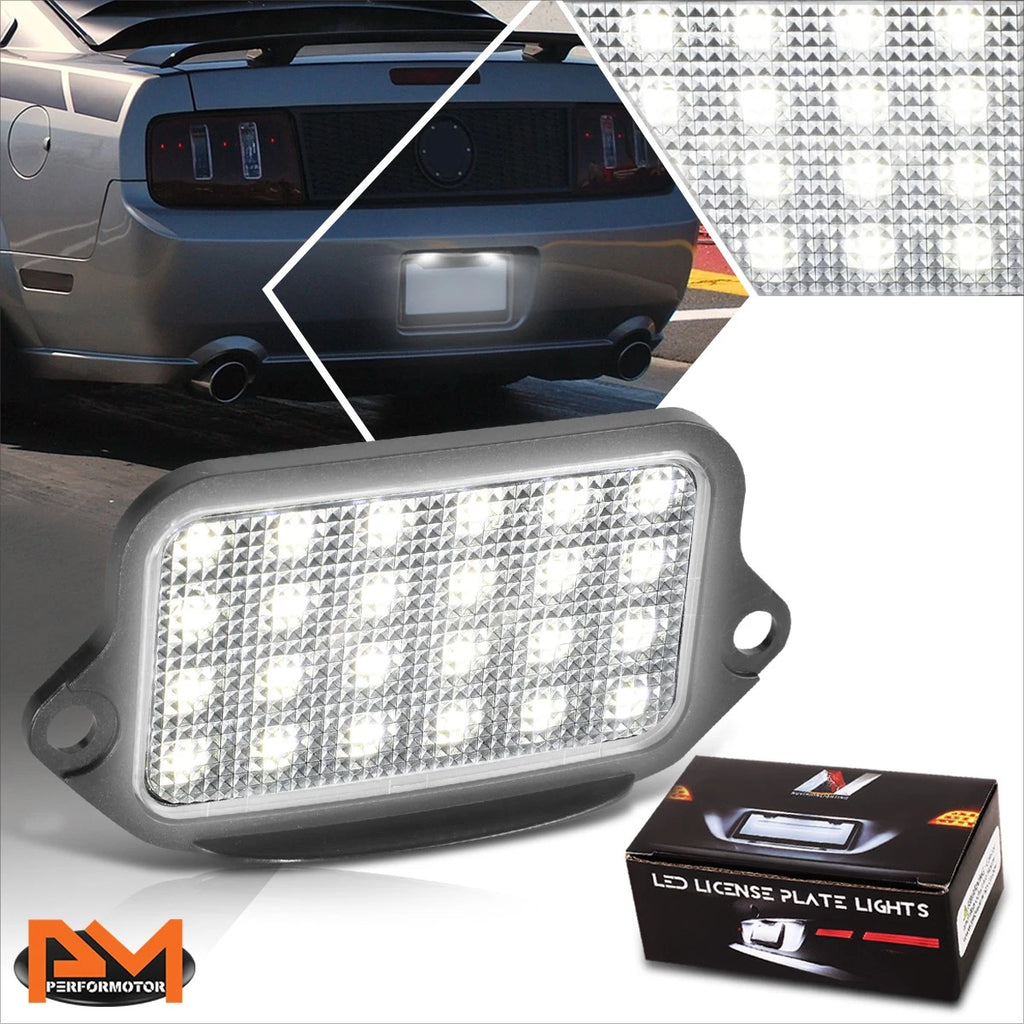 Nuvision White LED License Plate Light for Ford Mustang (2005–2009)