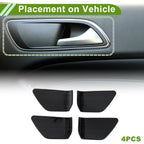 Interior Door Handle Bowl Cover Trim for Nissan Rogue (2021–2025) Black