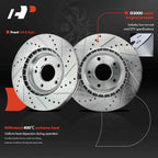 Front Side Drilled Brake Rotors for Hyundai Elantra (2017–2020)