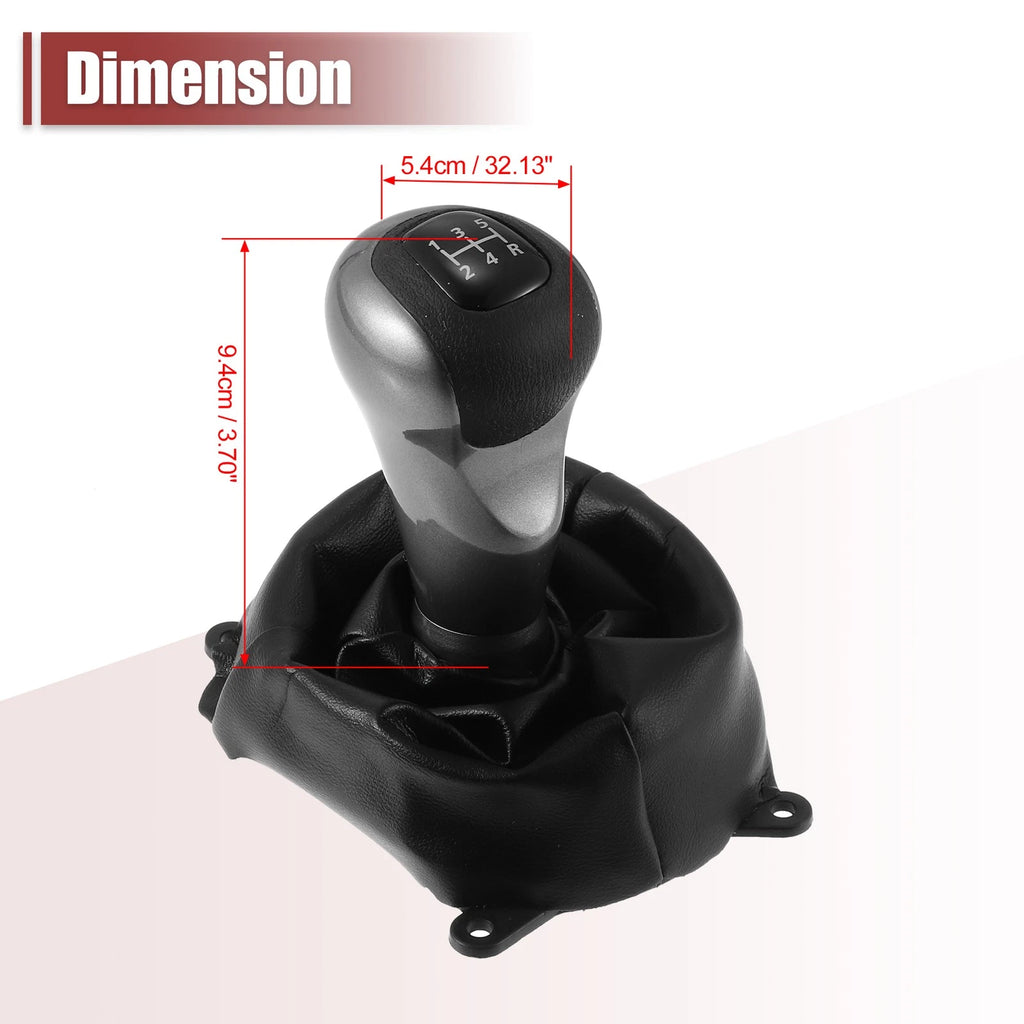 Set of 1 Manual Gear Shift Knob 5 Speed for Honda Civic (2006–2011) 54102-SNA-A01 Black
