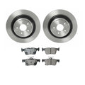 Akebono ProACT Rear Brake Kit for Ford Lincoln (316mm Disc Rotors, Ceramic Pads)