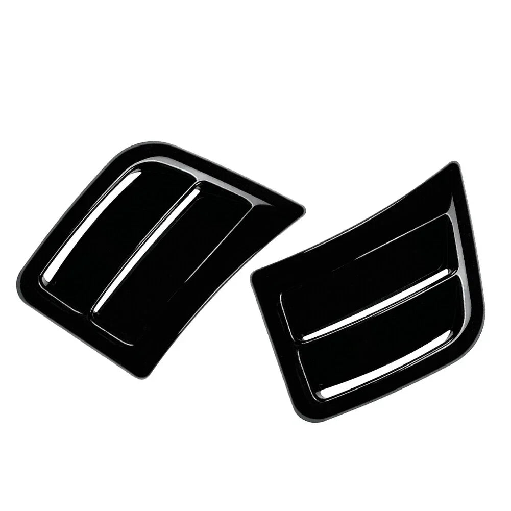 Black Front Bumper Side Air Vent Covers for Subaru Impreza WRX STI (2008-2014)