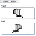 1 Pc Front Right Fog Light Grill Black for BMW X5 (2019-2022)