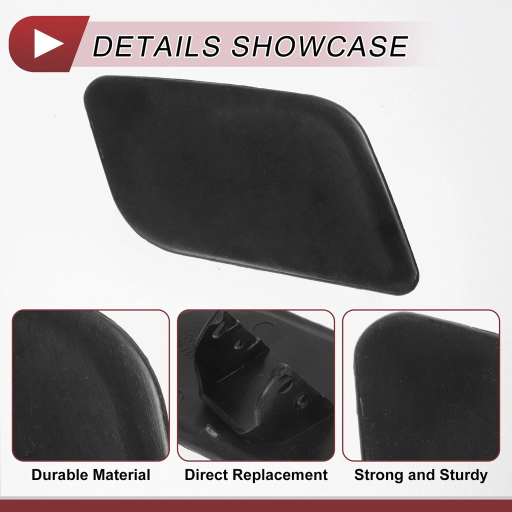 Washer Nozzle Cover Cap for Audi Q7 (2010–2015) 1 Pcs Unpainted