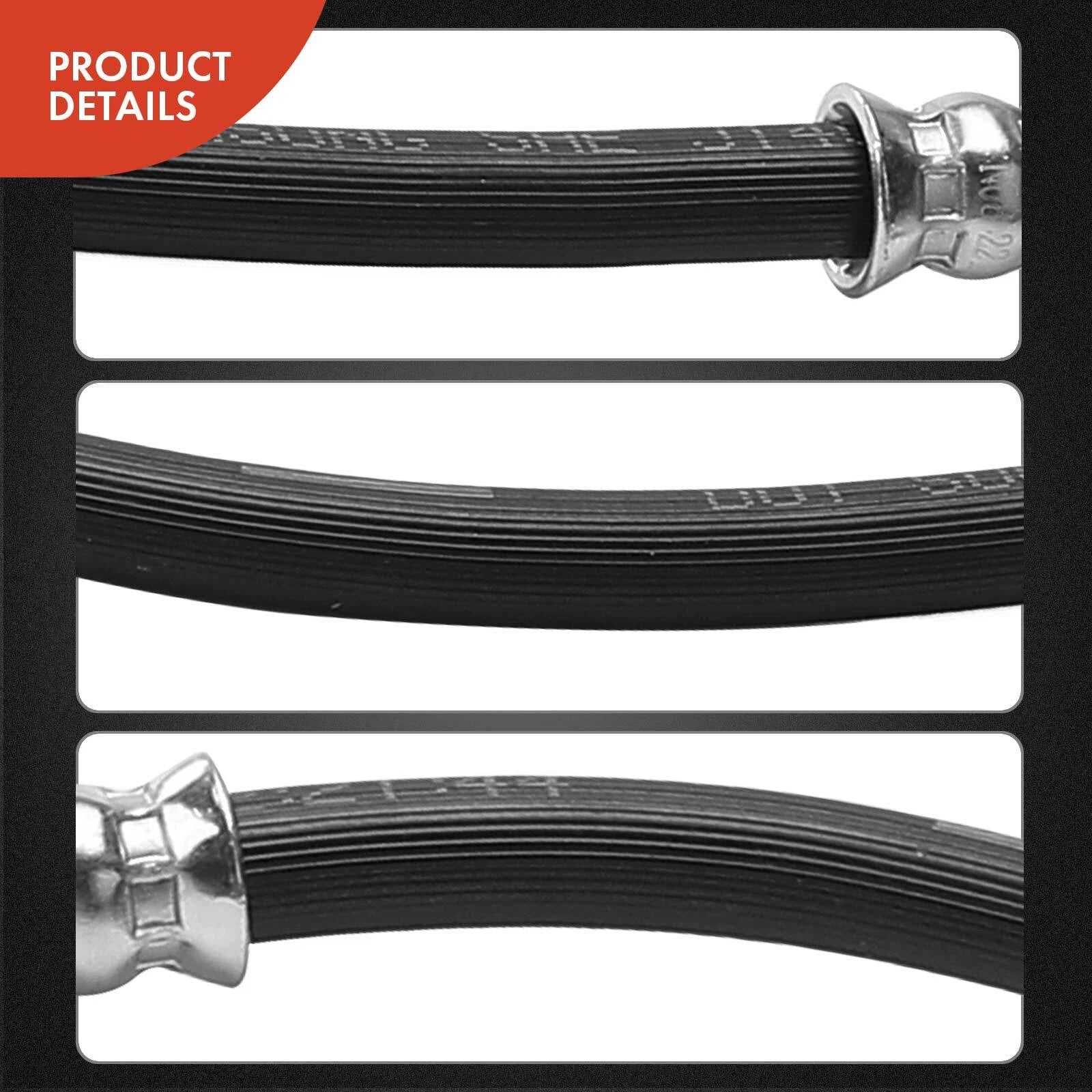 Front Left Brake Hydraulic Hose for Ford E-150 E-250 E-350 (1992-2014)