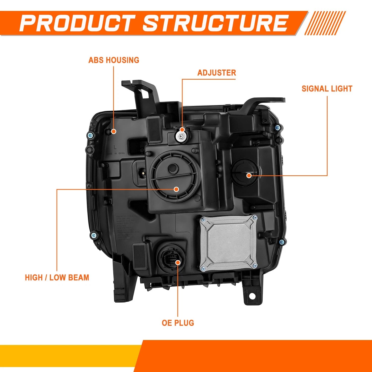 Front License Plate Mounting Bracket for Chevy Suburban/Tahoe (2021–2022)