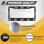 Universal License Plate Frame for Black Bat (Stainless Steel) (2007-2007)