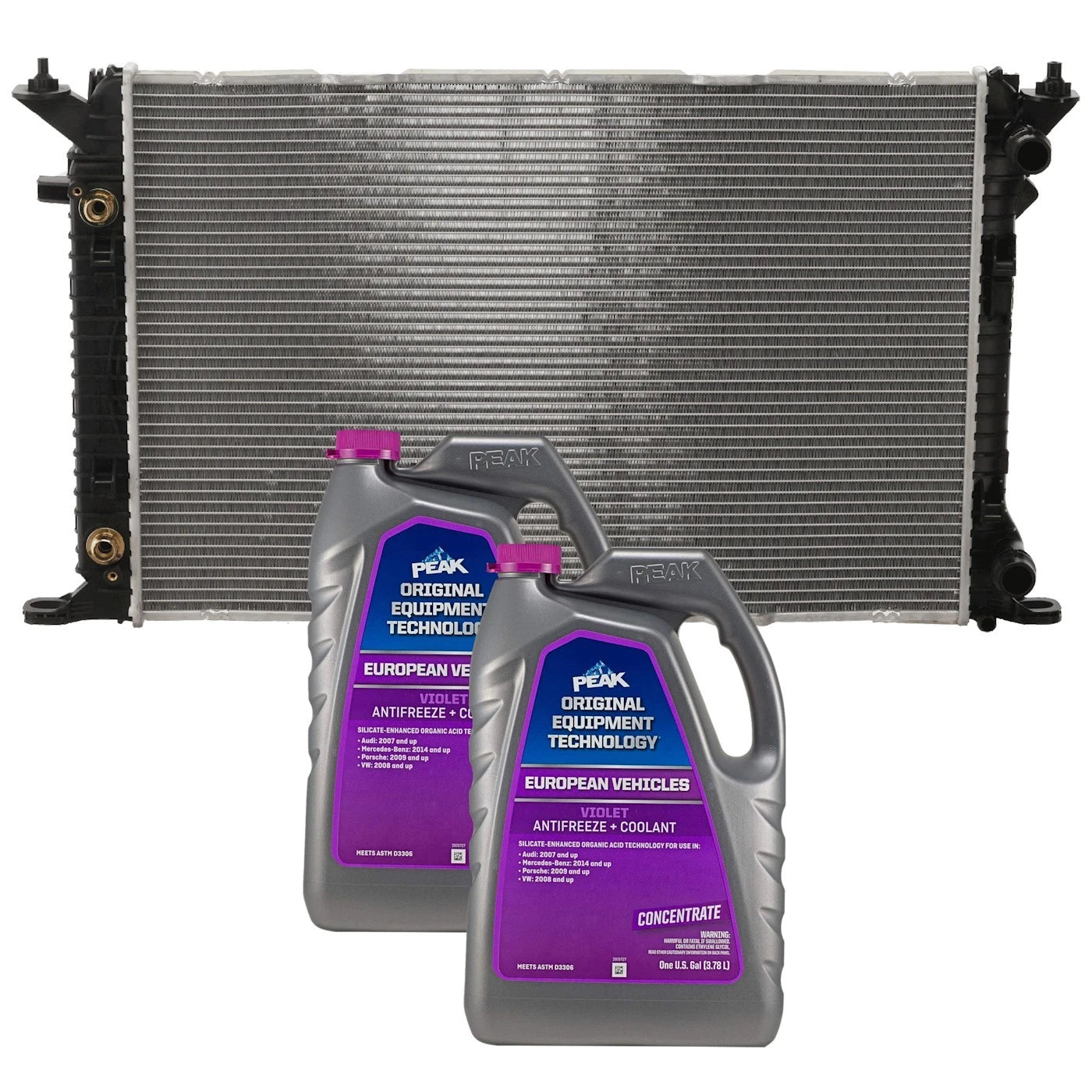 Set of 2 Radiators for Audi A4 Quattro A5 (2010–2012)