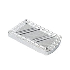 CNC Riot Brake Pedal Large Pad Cover for Harley Touring, Road King, Softail, Dyna