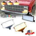 Clear Switchback LED Signal Blinker Corner Lights for Chevrolet GMC Pickup 