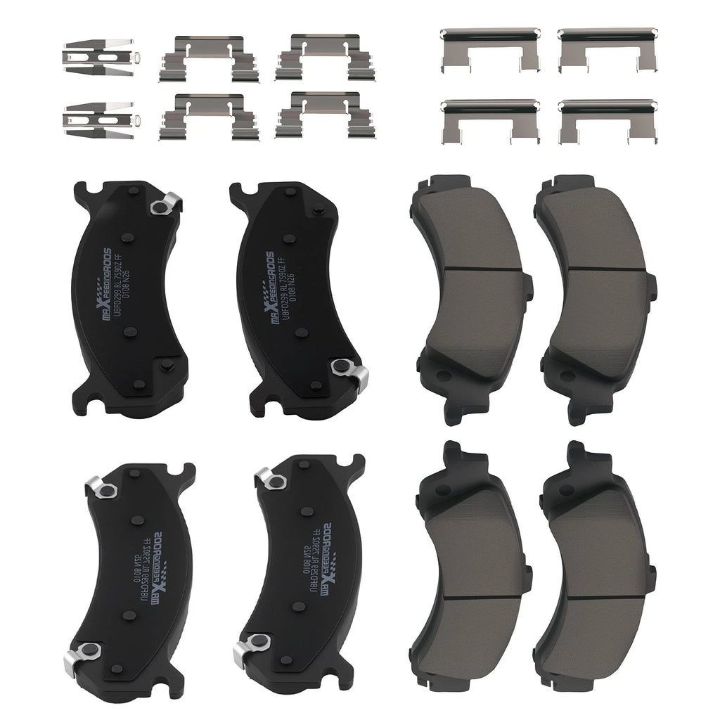 8pcs Ceramic Brake Pads Kit for Chevrolet Tahoe/GMC Yukon (2000–2006)