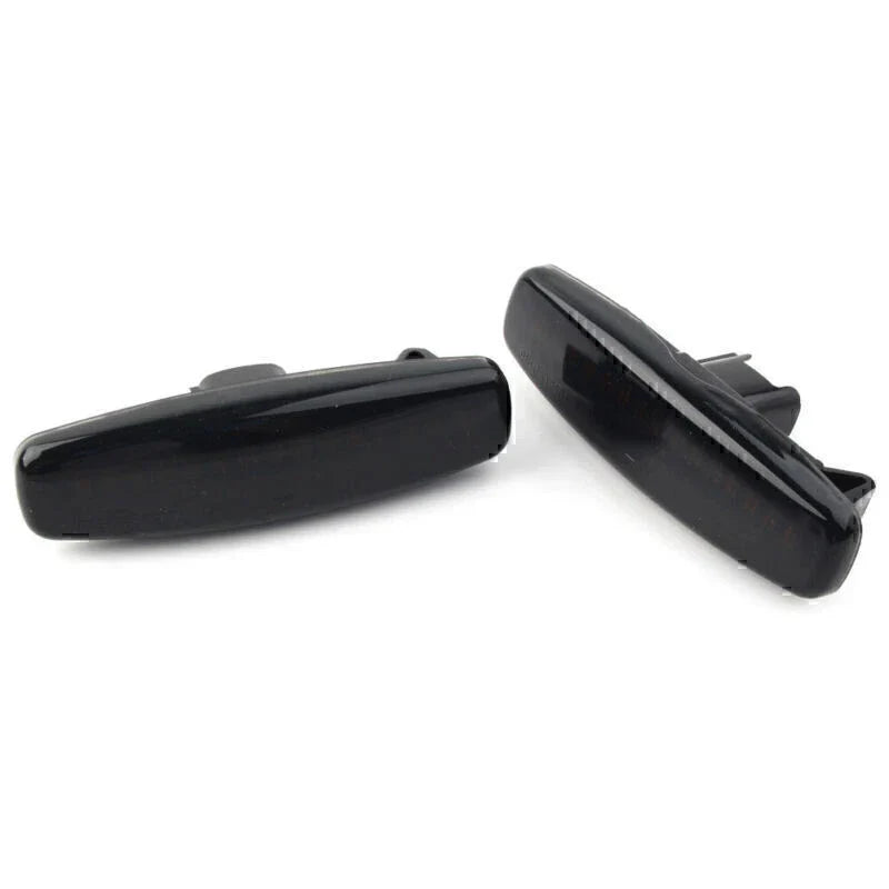 Black LED Sequential Side Marker Lights for Infiniti EX25 M35 Q60 Q70 QX50 (2008-2020)