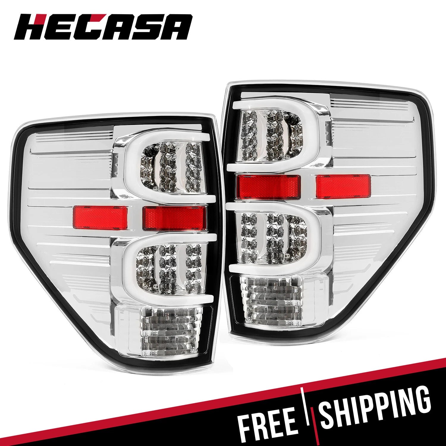 2X LED Tail Lights for Ford F-150 (2009-2014)