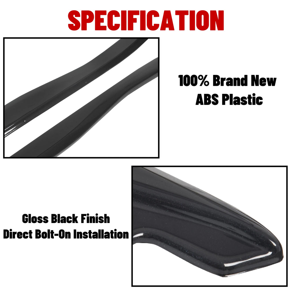 Side Skirt Rocker Panels Kit for Corvette C7 Stingray Z06 Z07 (2014–2019)