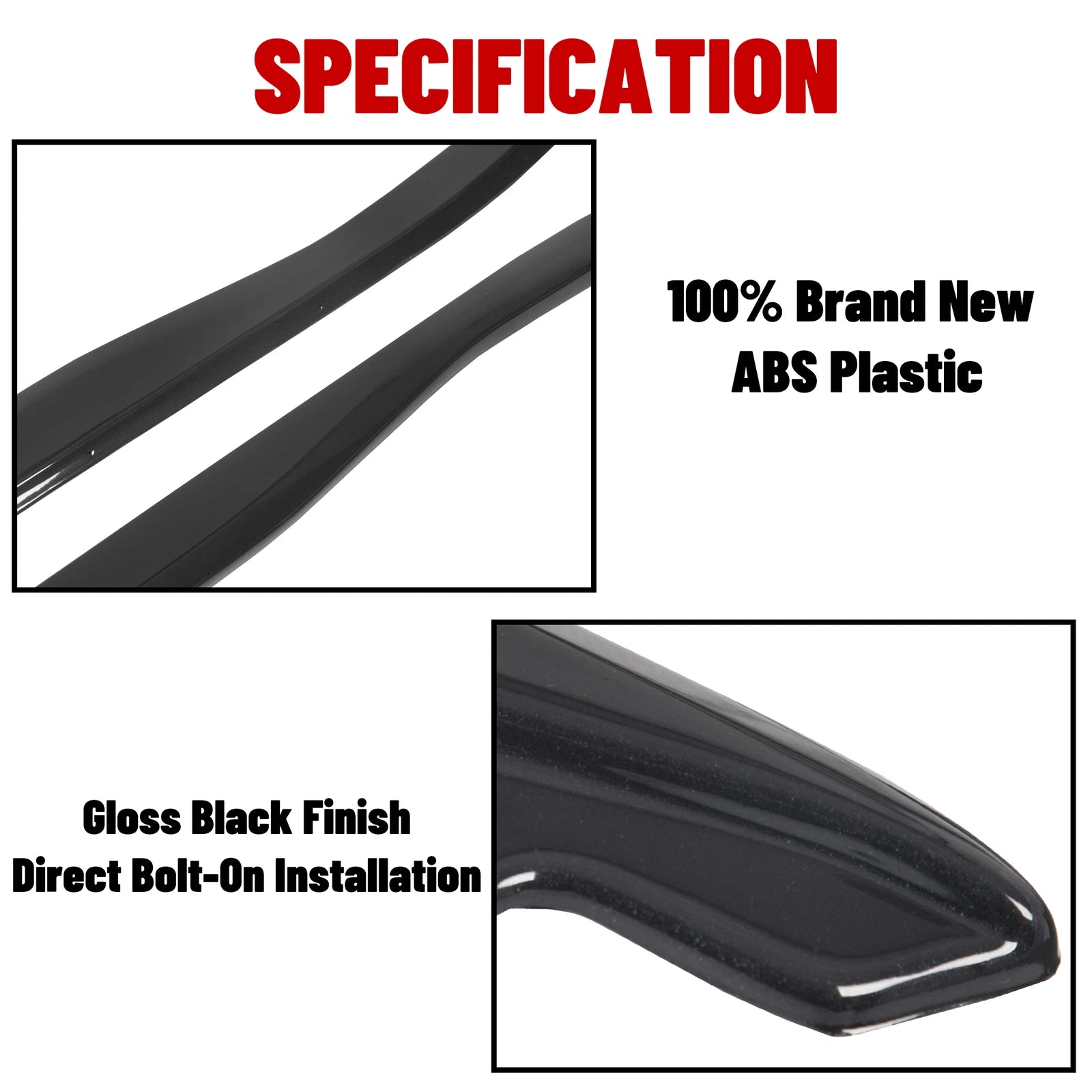 Side Skirt Rocker Panels Kit for Corvette C7 Stingray Z06 Z07 (2014–2019)