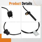 Set of 4 ABS Wheel Speed Sensors for Chevrolet Equinox (2010–2017)