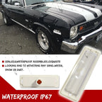 Set of 4 Clear Lens Side Marker Light Covers for Chevy Nova (1970–1974)