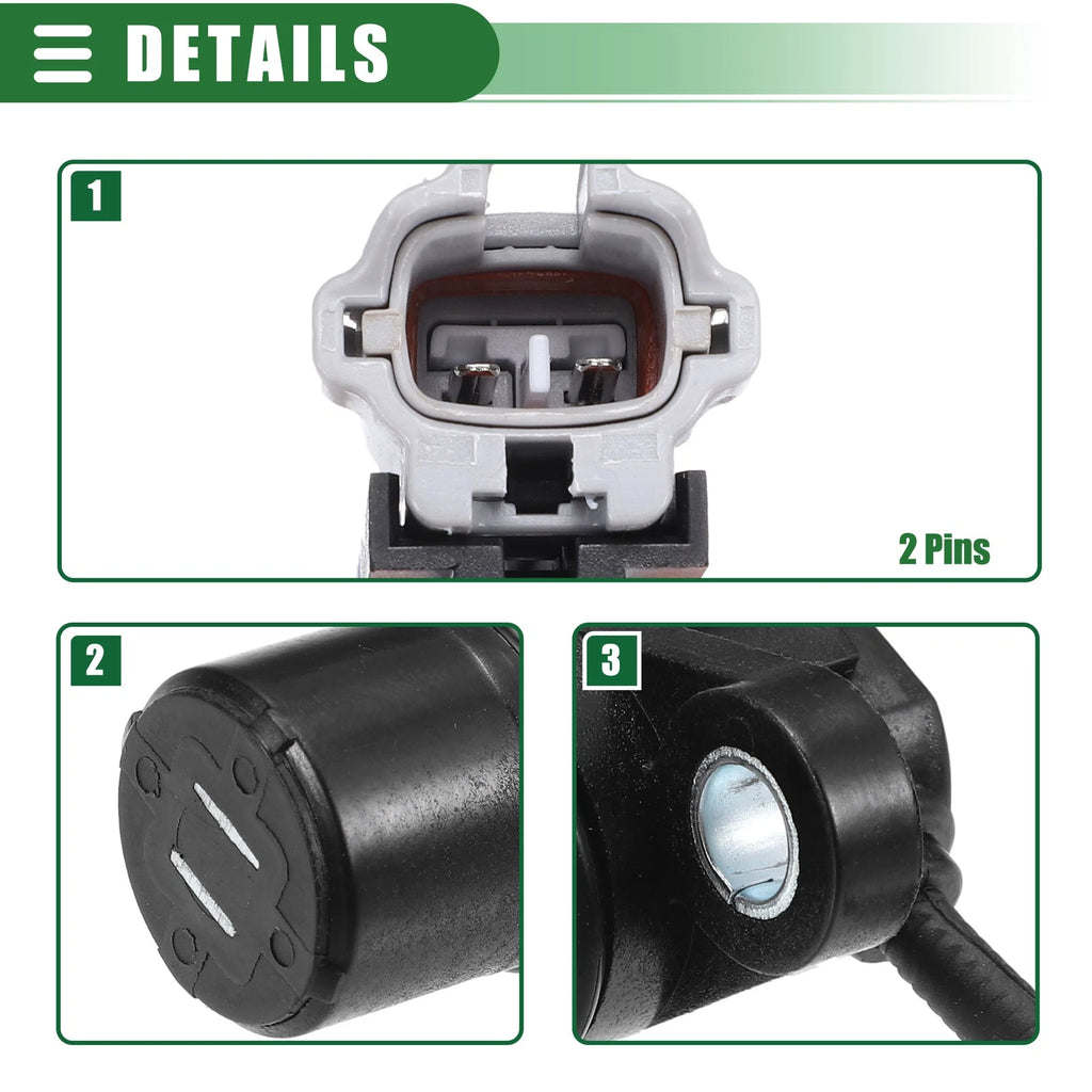 Set of 2 ABS Wheel Speed Sensors for Toyota 4Runner (No. 8954535030)
