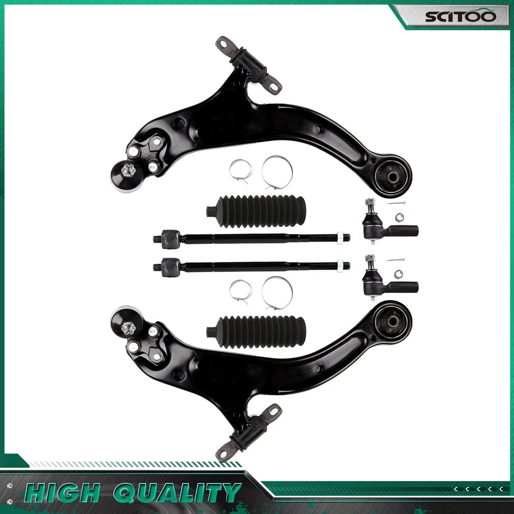 Front Lower Outer Inner Control Arm Tie Rod for Toyota Avalon (1998–2004)