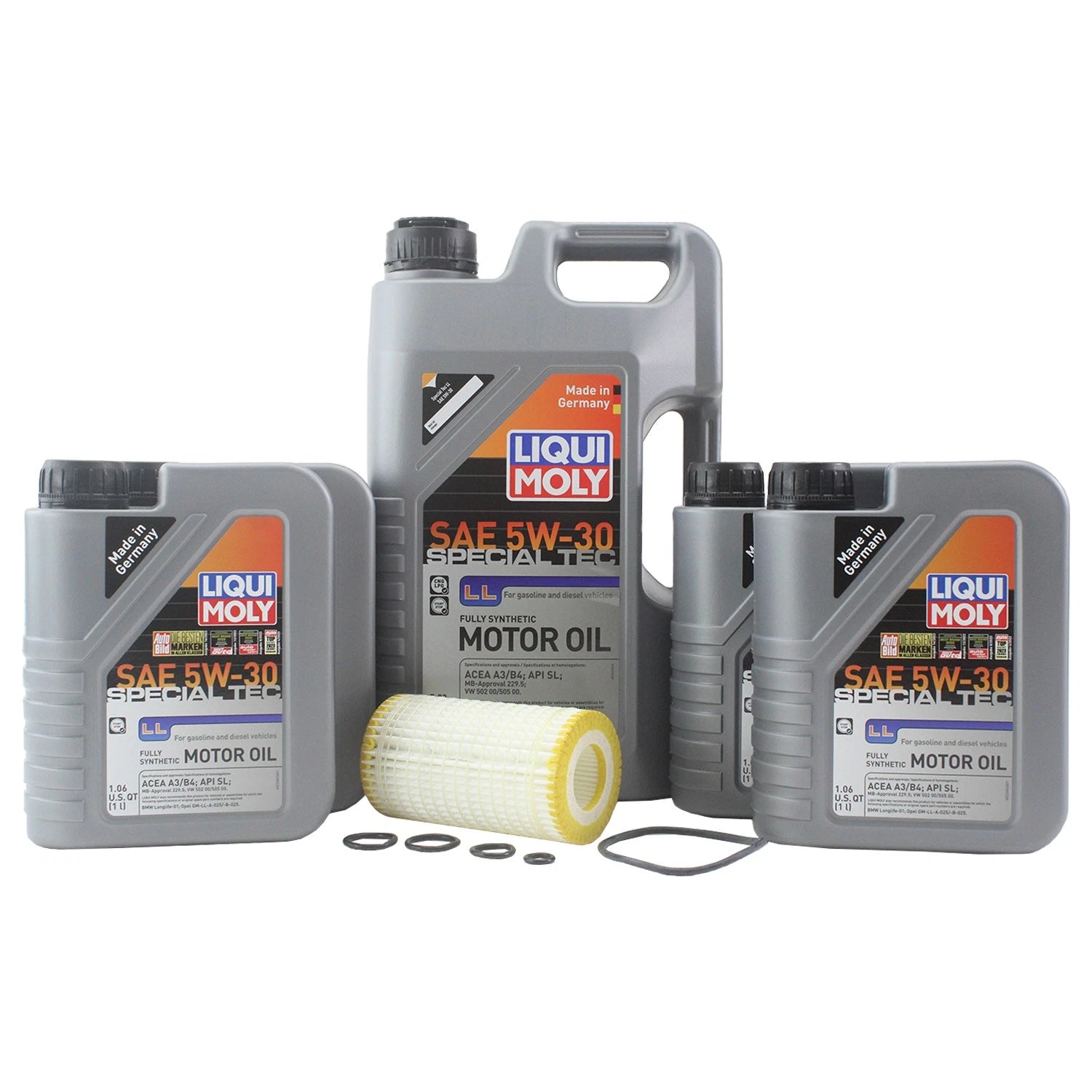 Liqui Moly Special Tec LL 5W30 Oil Change Kit for Mercedes 2.6/3.2L (1994–2005)
