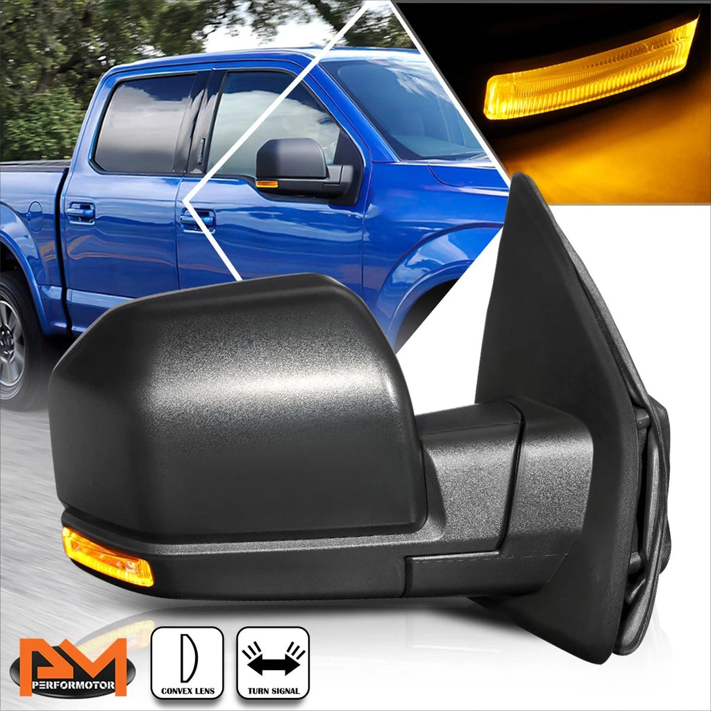 Right Side Towing Mirror for Ford F150 (2015–2018) OE Style w/Turn Signal
