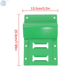 E Track Wheel Chock Tie Down System with 8' Green Ratchet Straps