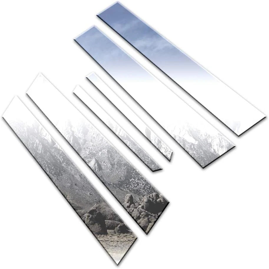 Luxury FX Chrome Pillar Post Set 6pc for Lincoln MKZ (2006–2012)