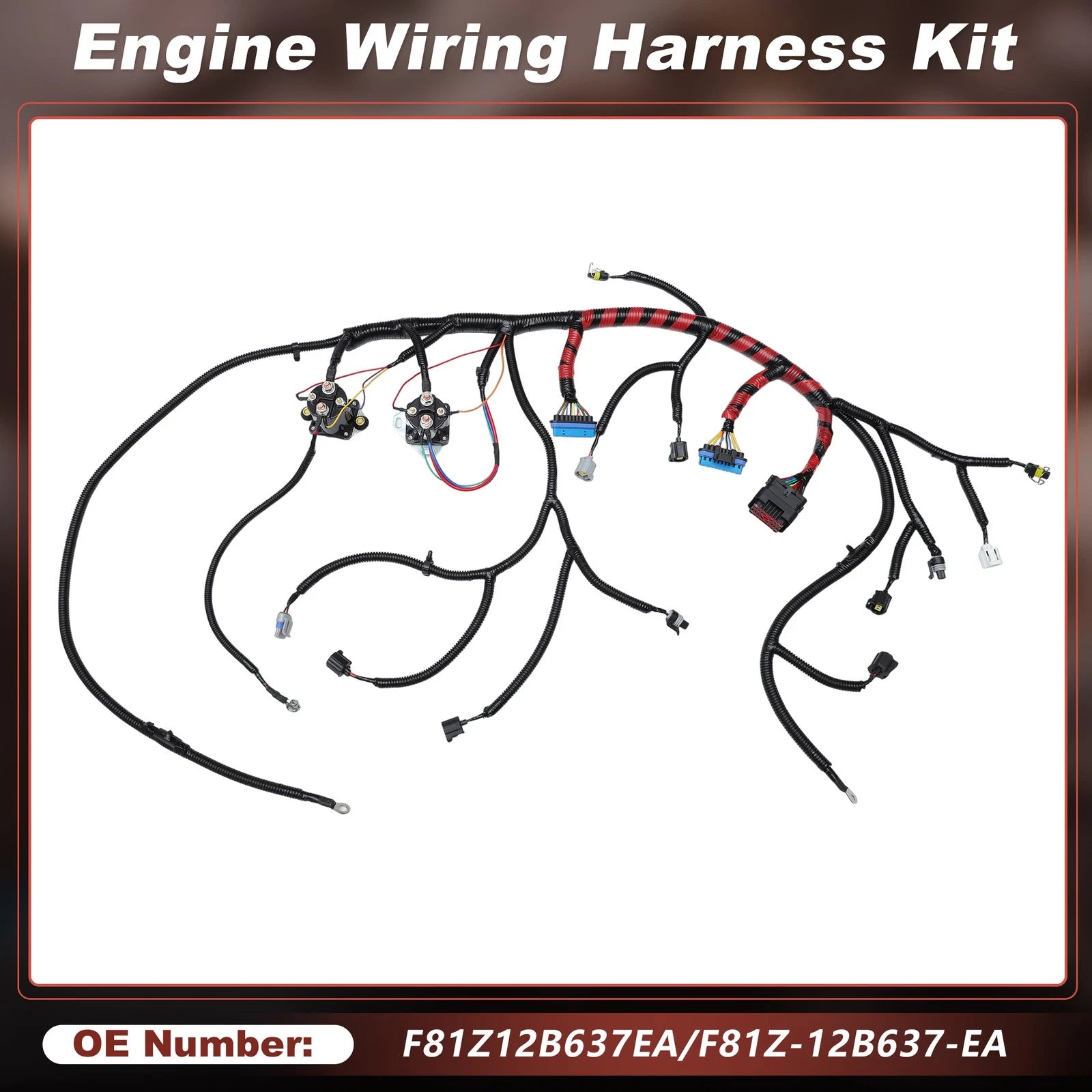Engine Wiring Harness F81Z-12B637-EA for Ford F250 F350 F550 (1999–2007)