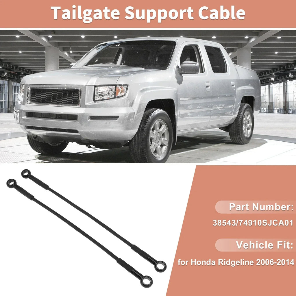 Tailgate Support Cables for Honda Ridgeline (2006-2014)