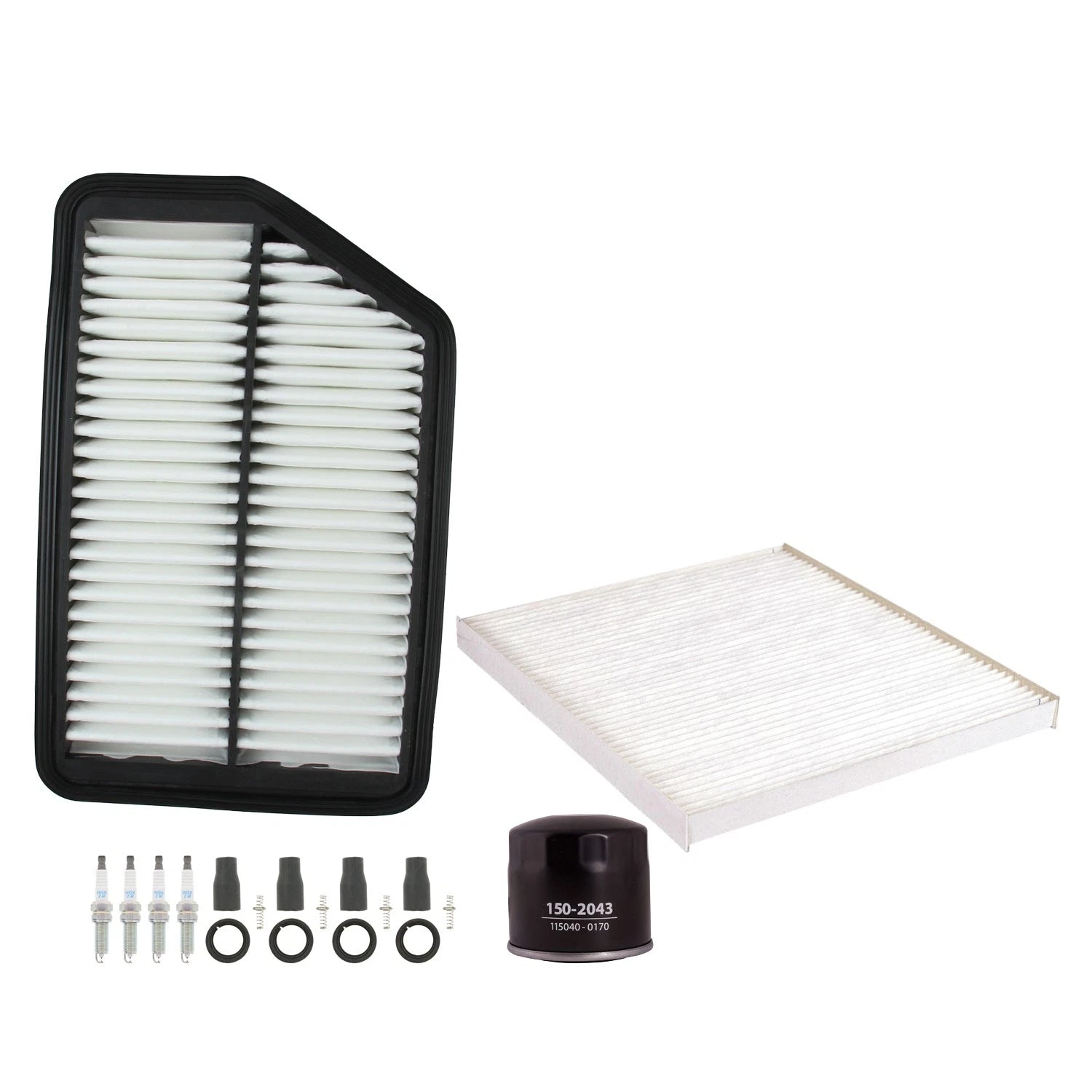 Tune Up Kit with 4 Spark Plugs & Boots for Sportage Tucson (2011–2016)