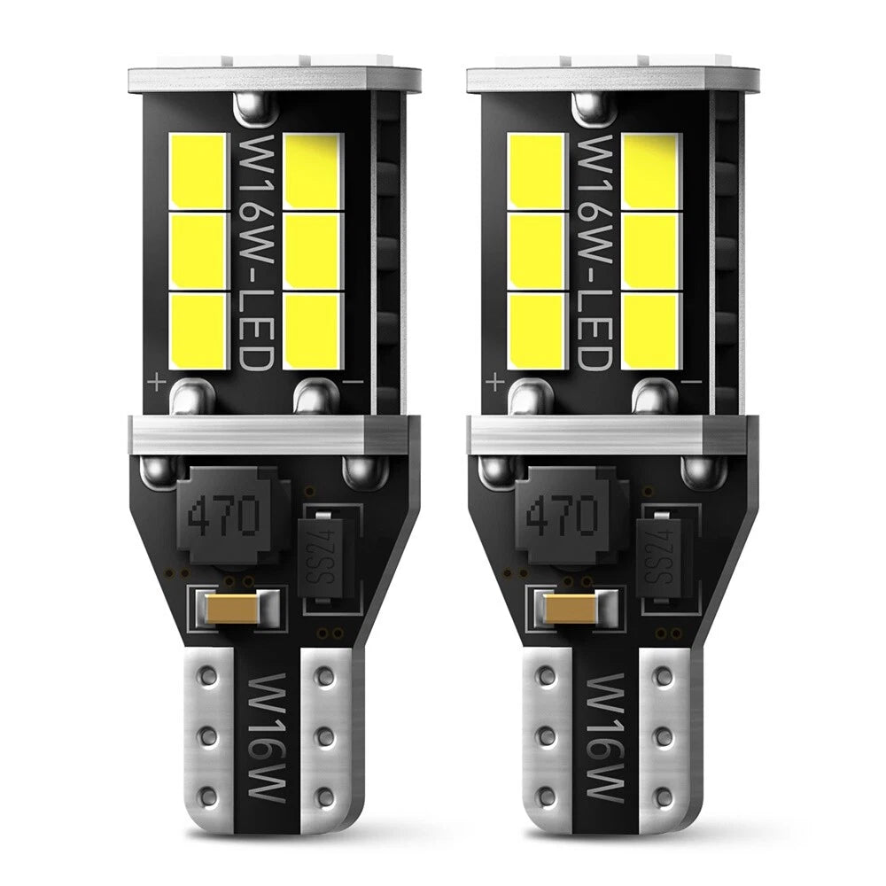 2X LED Reverse Backup Light Bulbs for Various Models (6000K)
