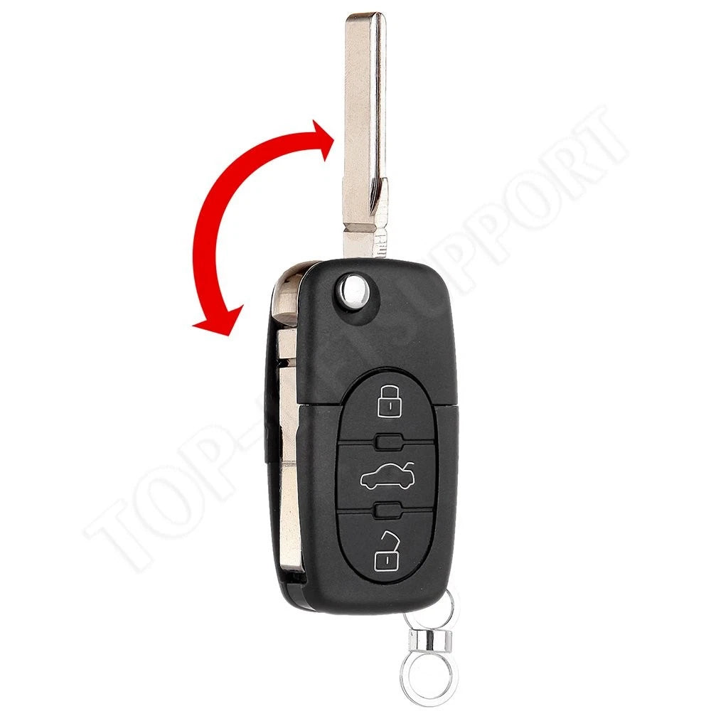 2 Key Fob Remote Shell Cases for Audi A4 Allroad Quattro (1997–2005)