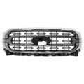 Front Upper Grille for Ford F150 (2021–2022) ML3Z-8200-DA Chrome Painted