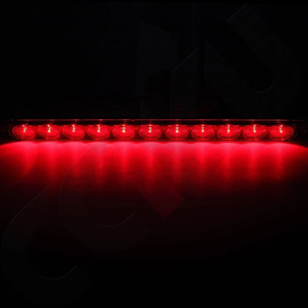 2X 15-Inch LED Red Stop Brake Turn Tail Light Bar for Truck Trailer