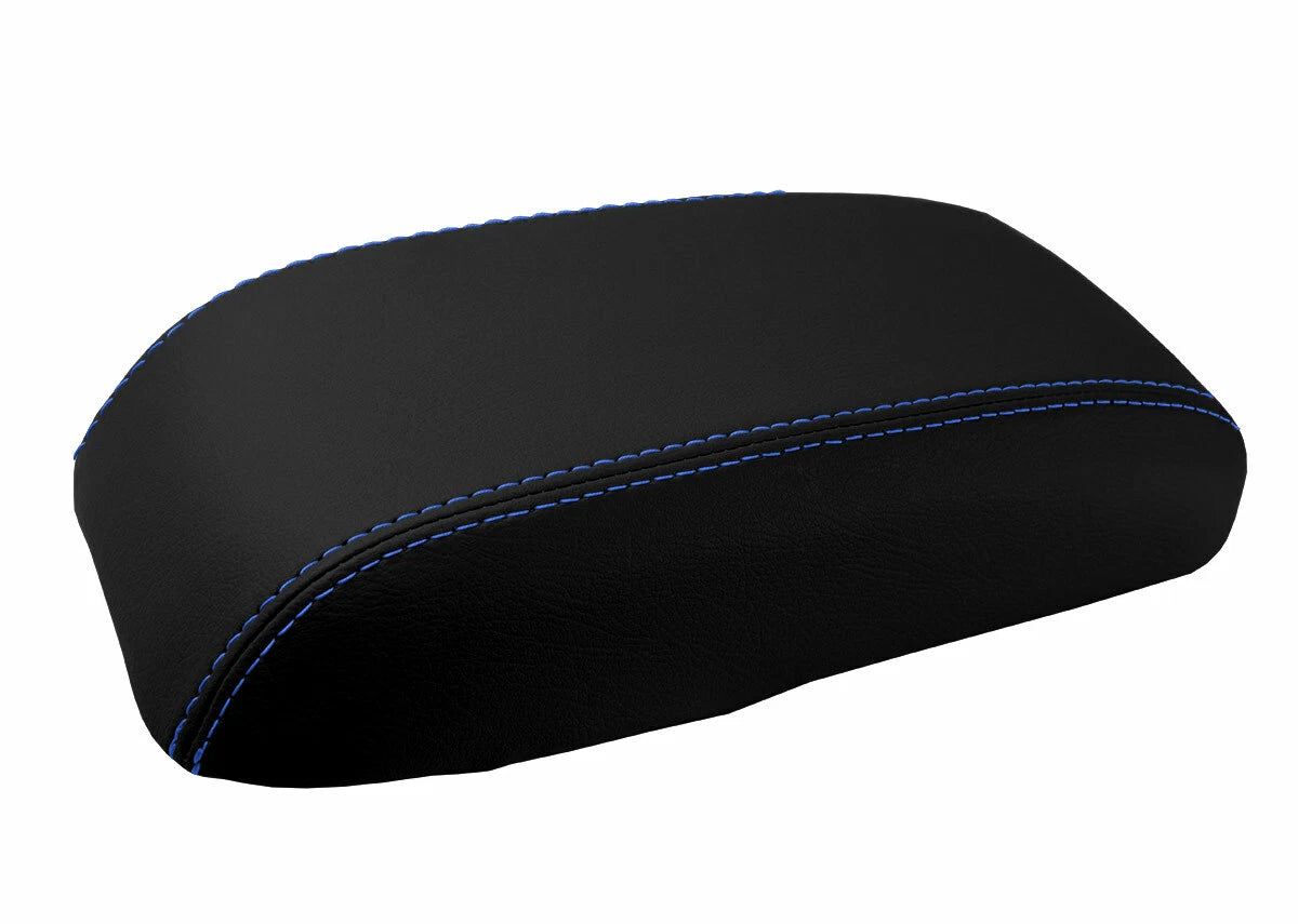 Armrest Cover for Dodge Neon (2000–2005) Blue Stitch Leather