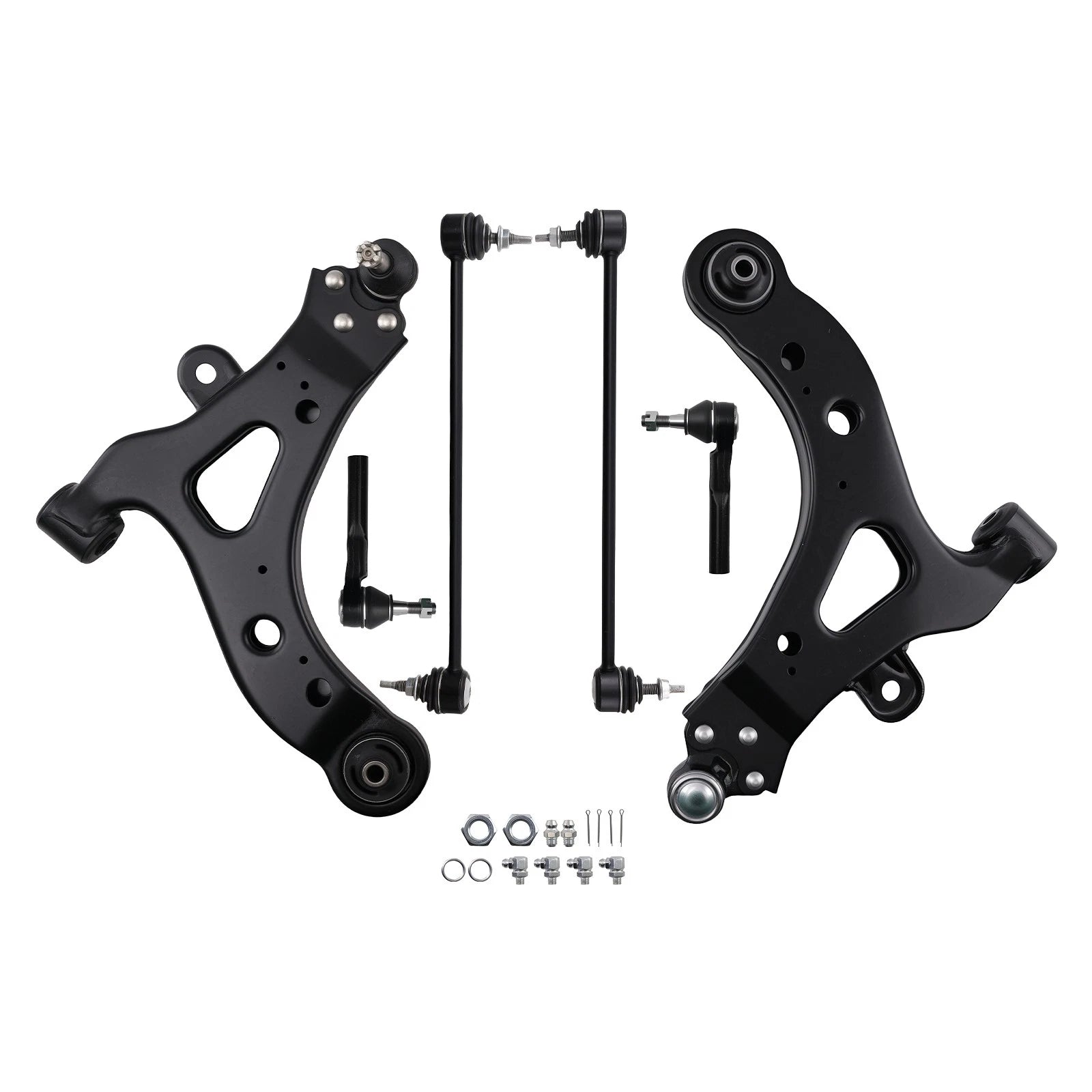 Set of 6 Front Lower Control Arms Sway Bar Links for Chevy Uplander (2005–2009)