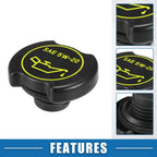 Oil Filler Cap No. 1L3Z6766AA for Ford E-250 4.6L (2003–2007) Black