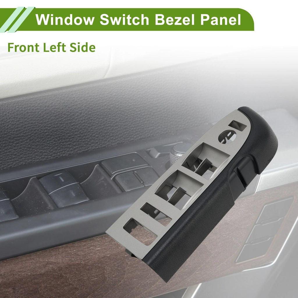 Front Left Window Switch Bezel Cover for Chevy Silverado 1500 (No. 22968506)