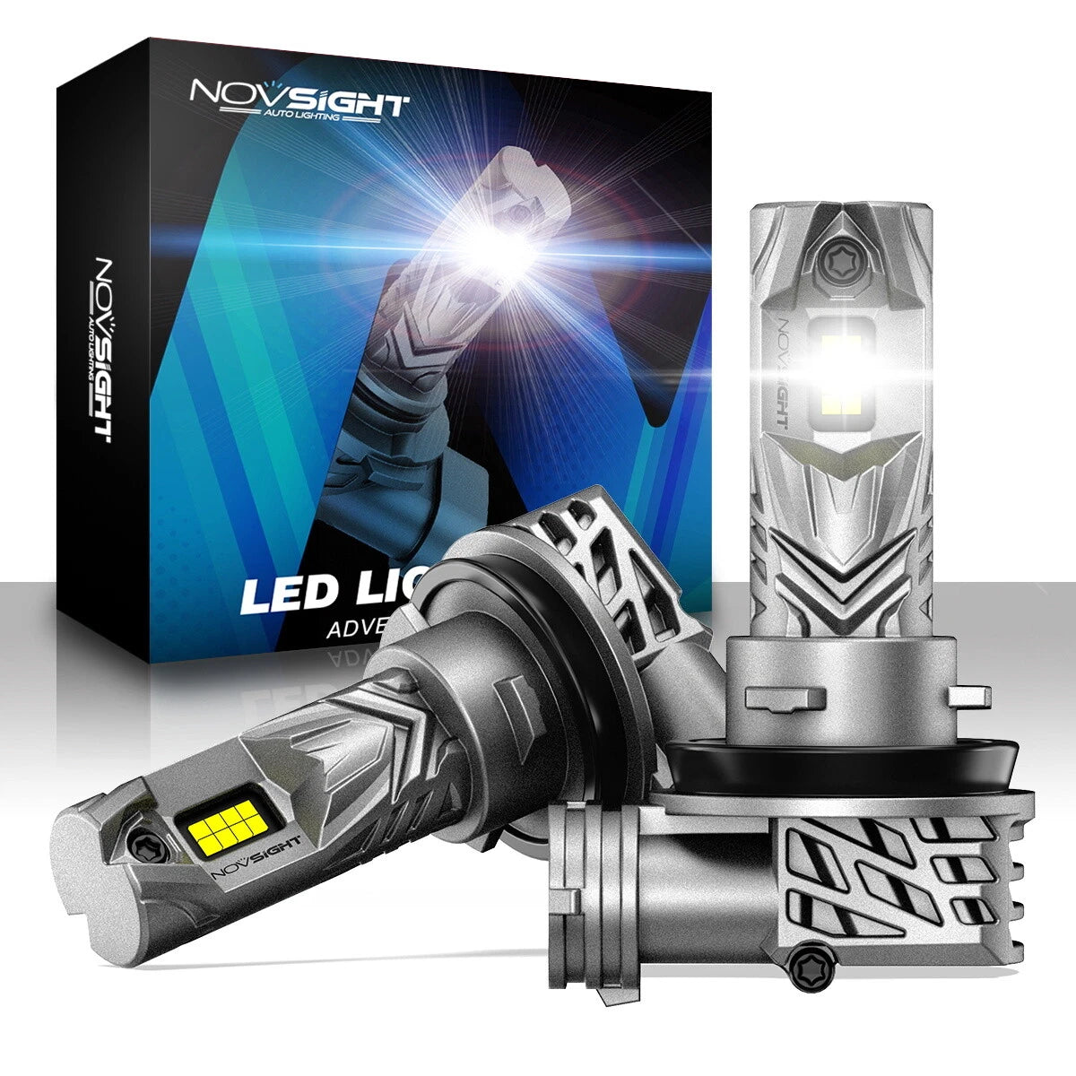 2X H11 H8 H9 LED Headlight Bulbs for Low Beam Conversion (60W 16000LM)