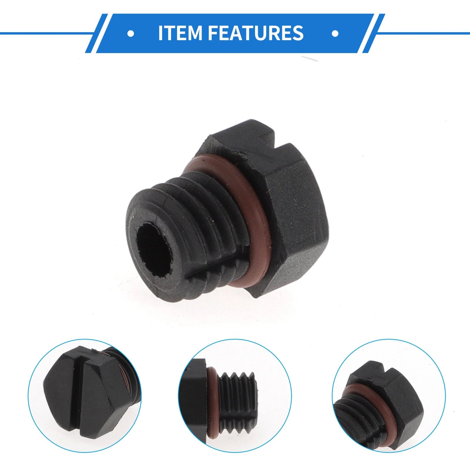 5 Pcs Diesel Fuel Filter Bleeder Screw for Chevrolet Silverado 2500 HD (2001–2012)