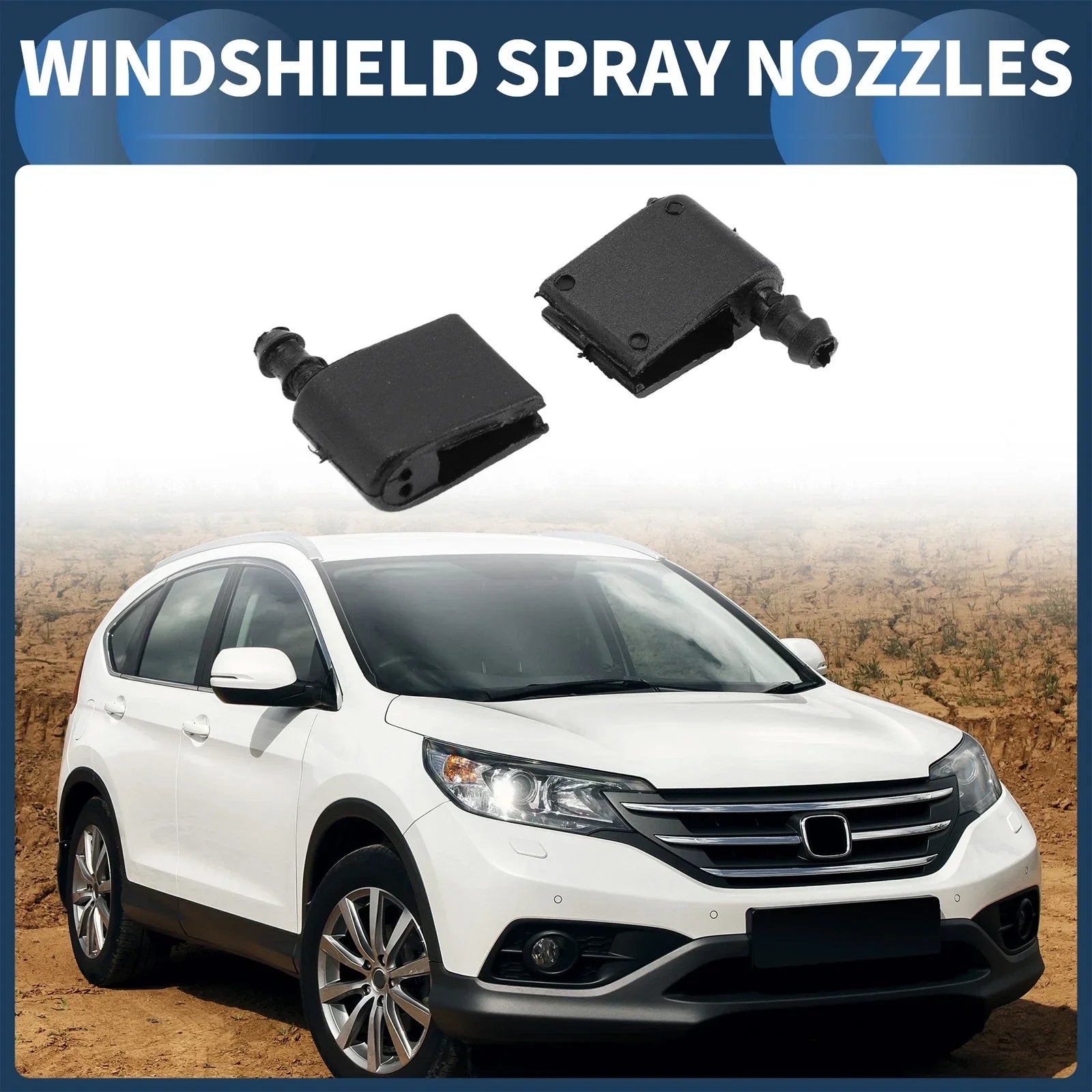 Front Windshield Washer Nozzles Set for Mercedes-Benz Sprinter (2010-2023)