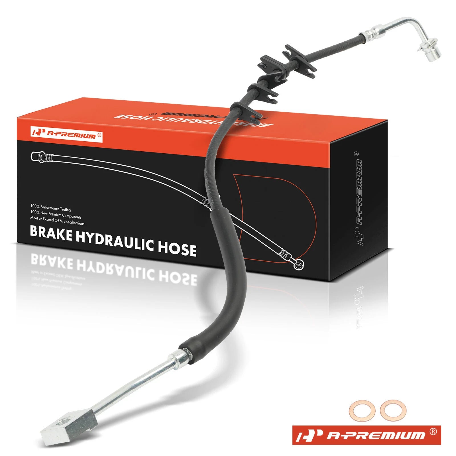 Front Left Brake Hydraulic Hose for Chevy Kodiak C4500/5500 (2003â2009)