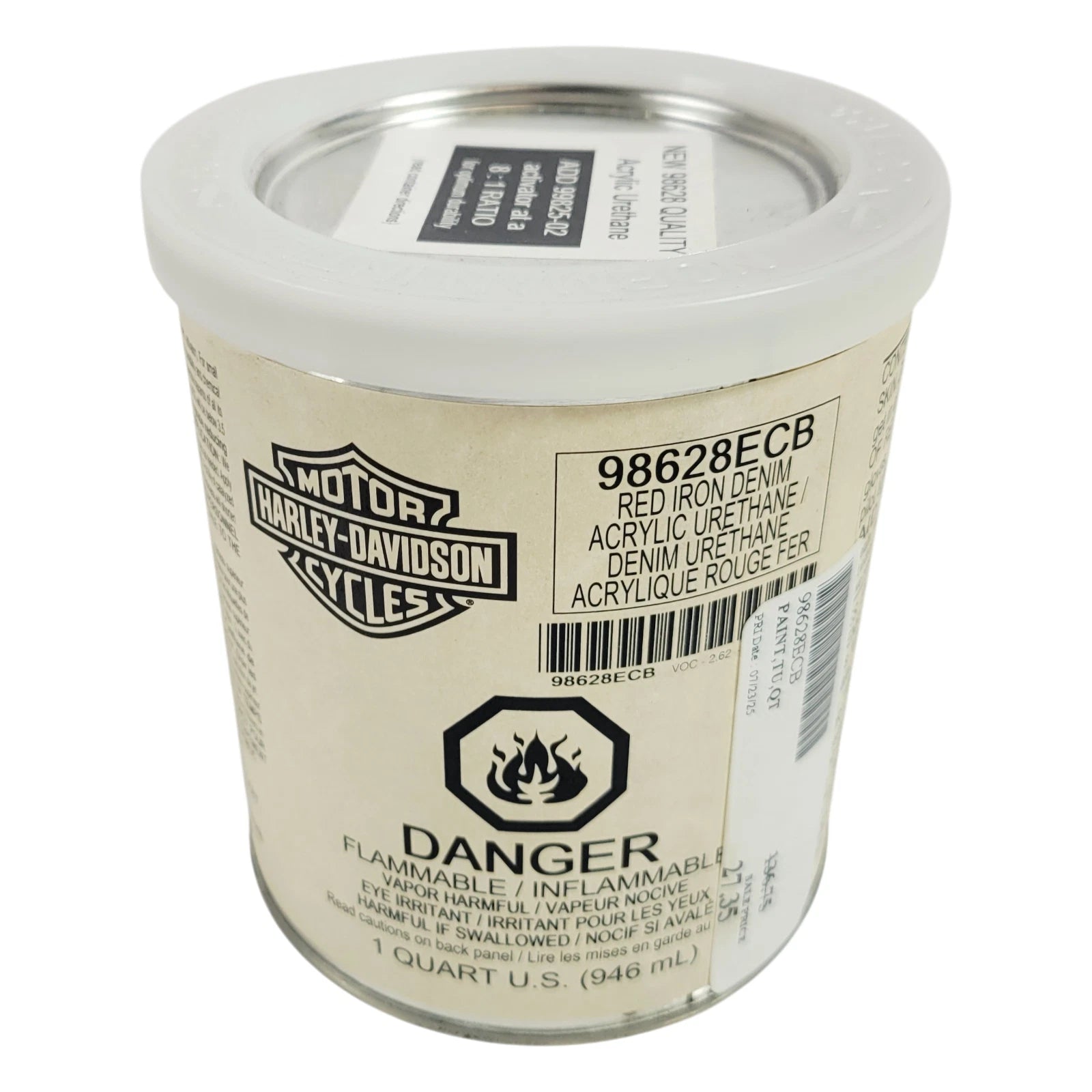 OEM Paint 98628ECB for Harley Davidson (1QT Red Iron Denim)