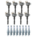 Set of 8 Ignition Coils & NGK G-Power Spark Plugs for E32 E34 4Runner XC90 V8