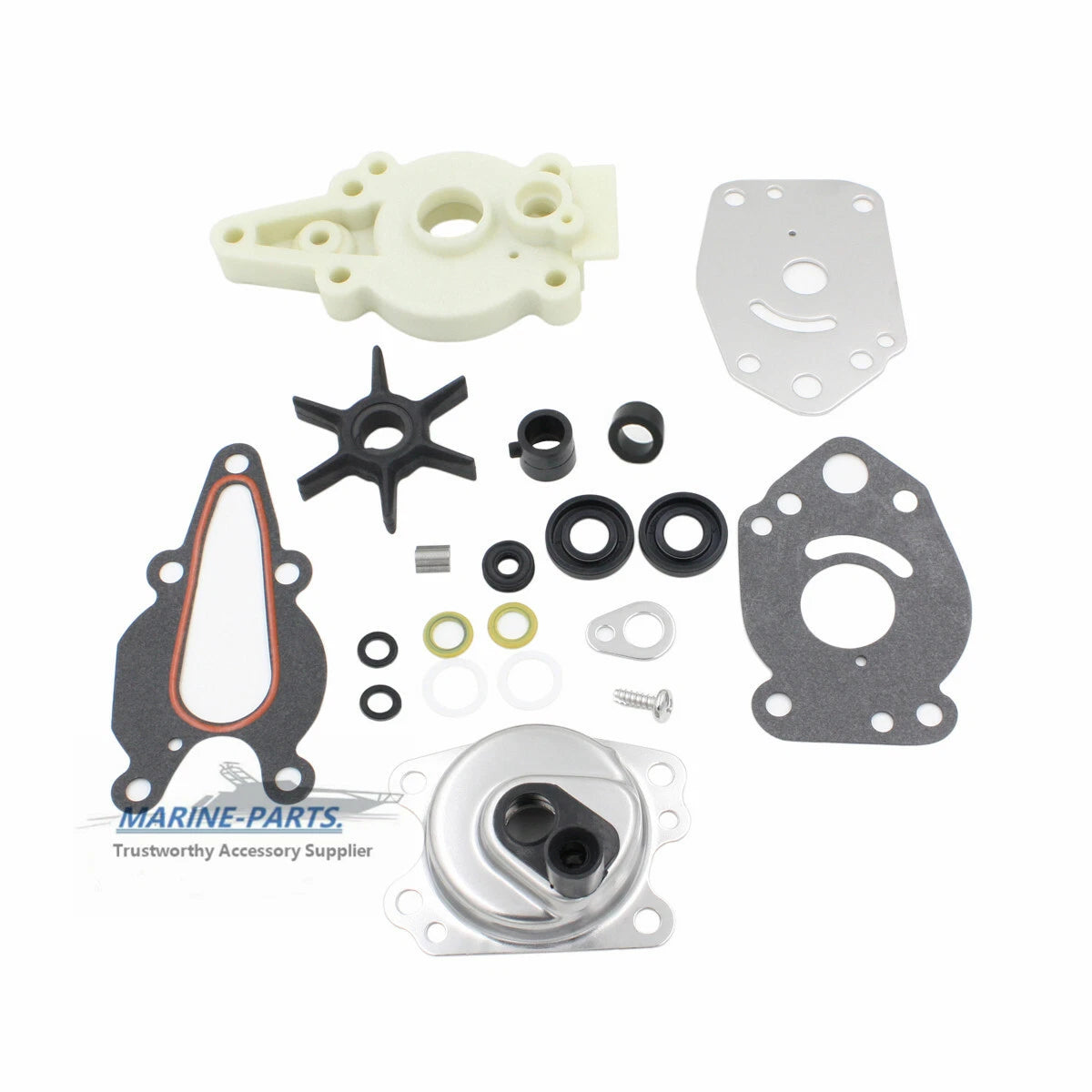 Outboard Water Pump Impeller Repair Kit for Mariner Mercury Force (6-15 HP) 46-42089A5